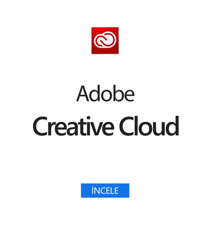 Adobe Creative Cloud Tüm Uygulamalar