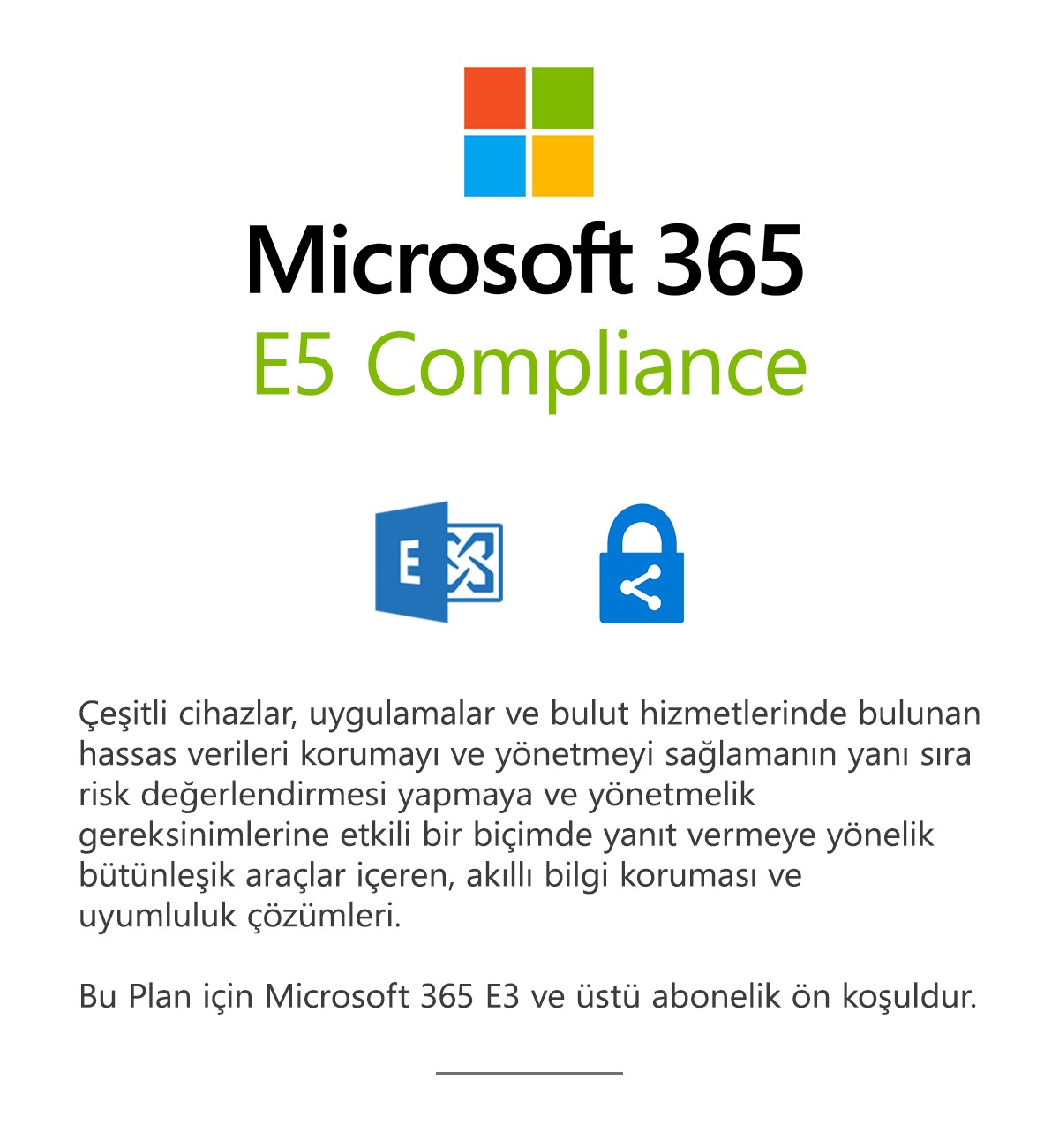 Microsoft 365 E5 Uyumluluk
