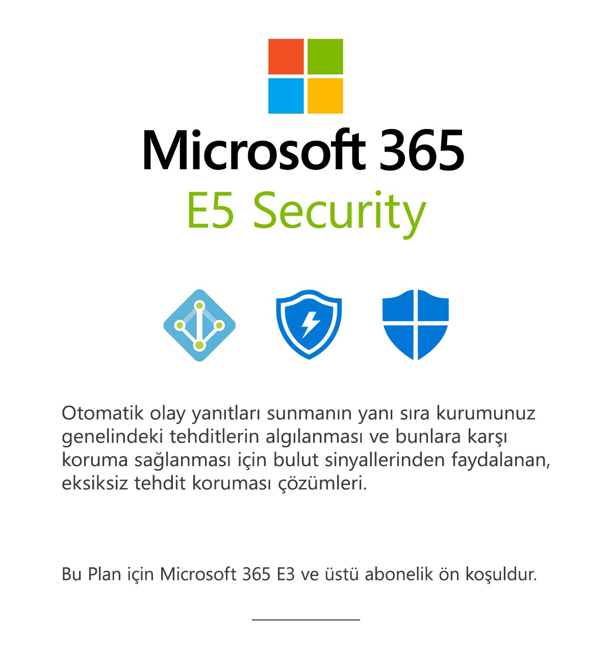 Microsoft 365 E5 Güvenlik