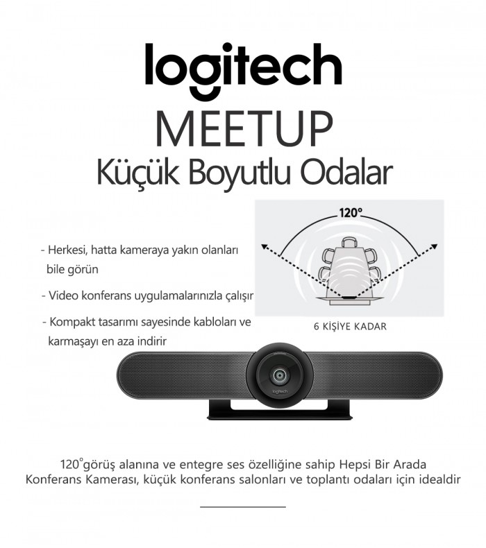 Logitech MEETUP Konferans Sistemi