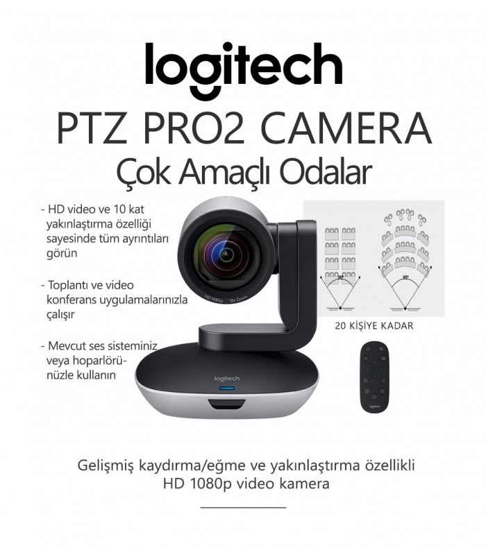 Logitech PTZ PRO2 CAMERA Konferans Sistemi